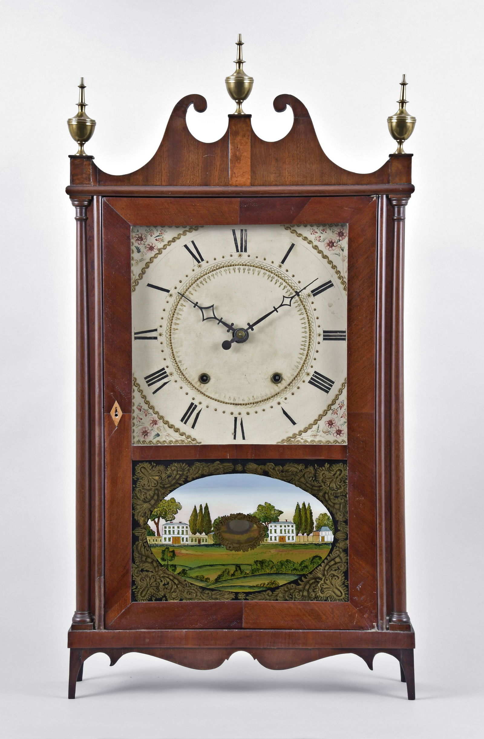 Eli Terry Pillar & Scroll Shelf Clock (1 of 7)