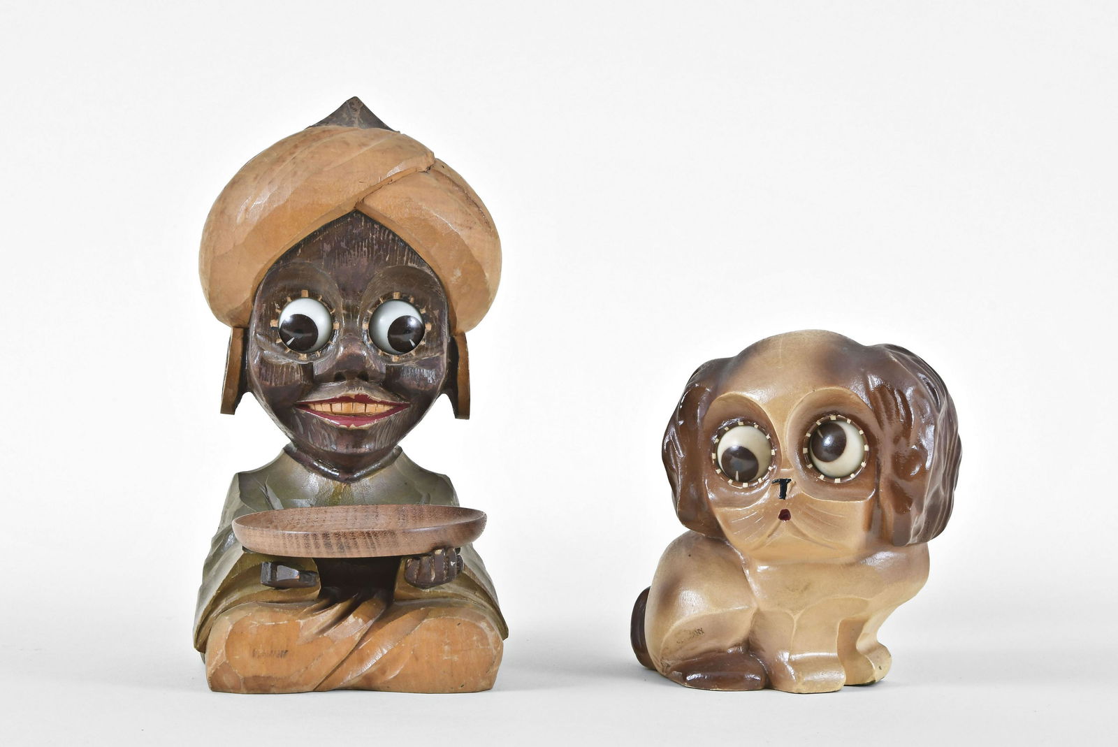 Lot of two Oswald Uhrenfabrik rotating eye novelty (1 of 6)