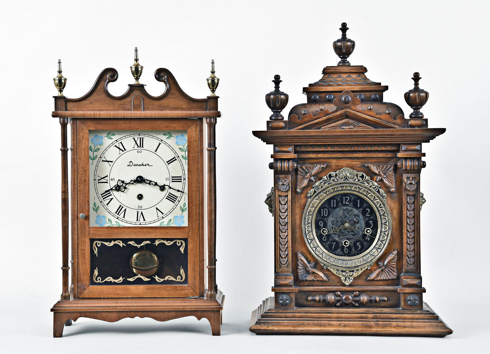 Two Reproduction Shelf Clocks (1 of 5)