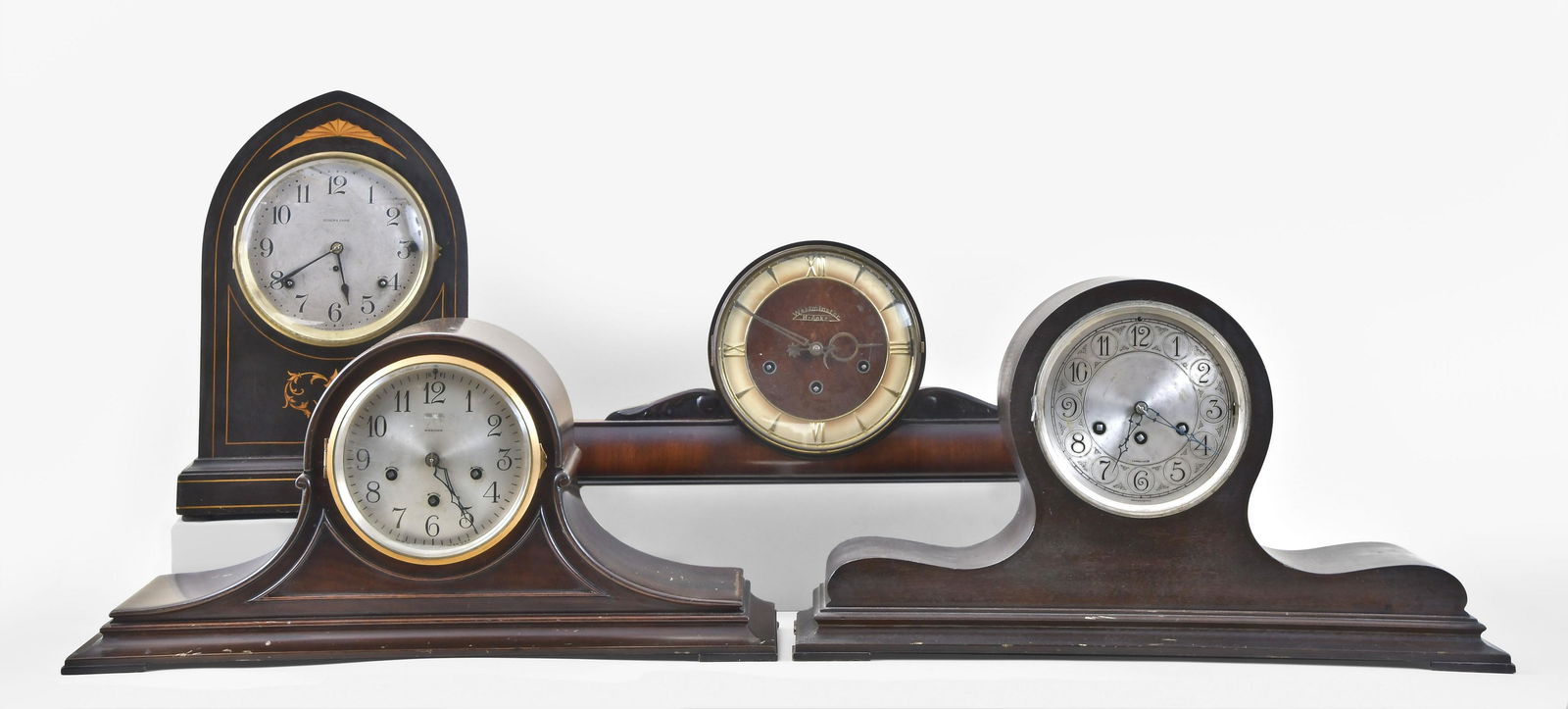 Three Tambour Mantel Clocks and one Seth Thomas Sonora (1 of 5)