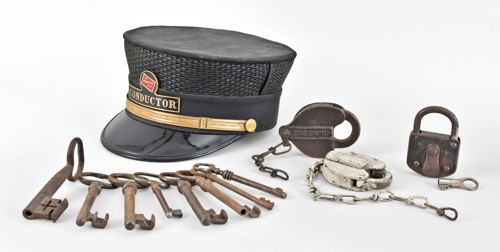 Lot of Railroad Memorabilia and Early Keys (1 of 6)