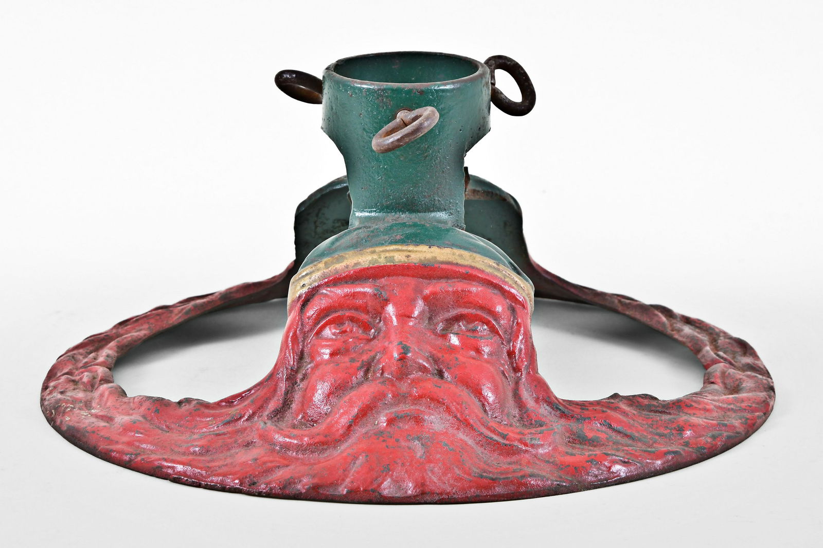 An unusual early 20th century cast iron Christmas tree (1 of 5)