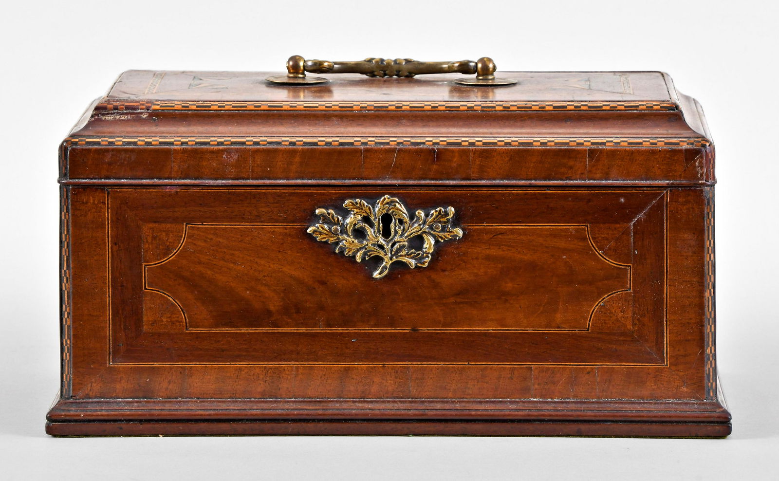 A late 18th - early 19th century English inlaid (1 of 7)