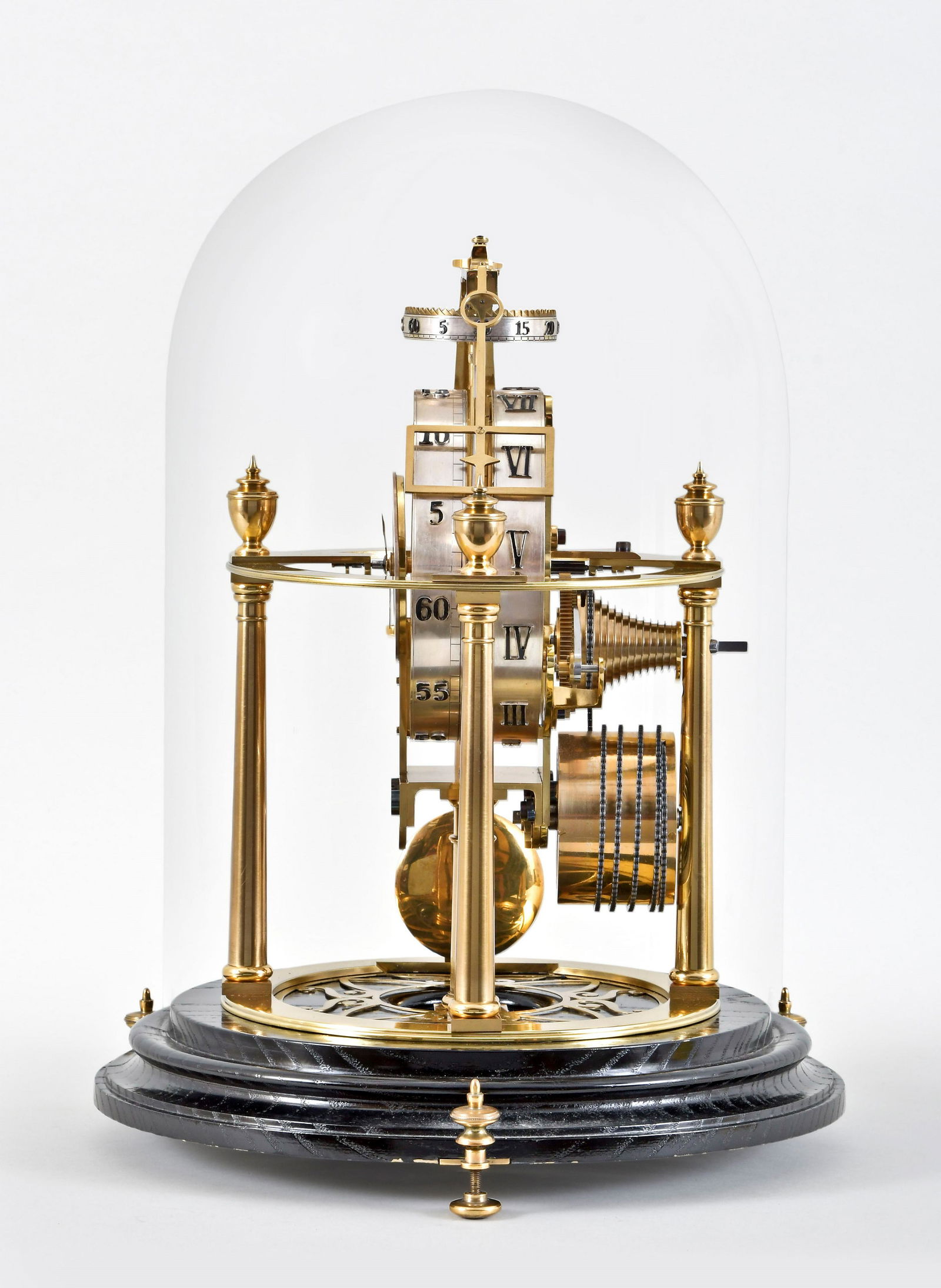 A 20th century Merlin skeleton band clock by Carlo (1 of 10)