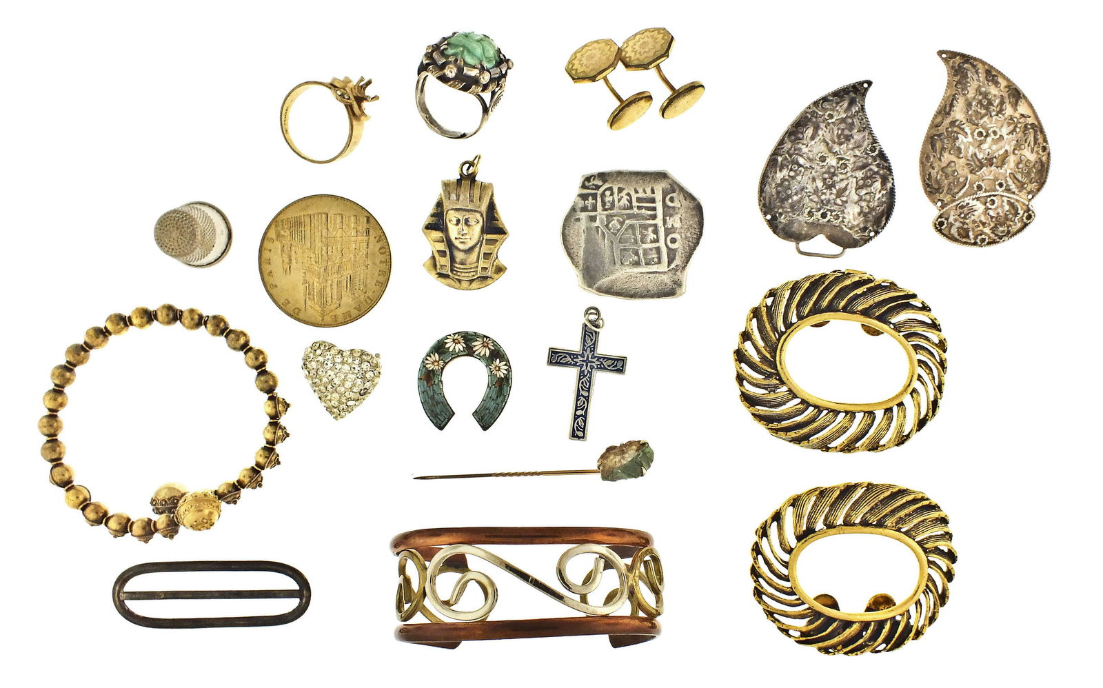 A lot of 20th century costume jewelry (1 of 6)