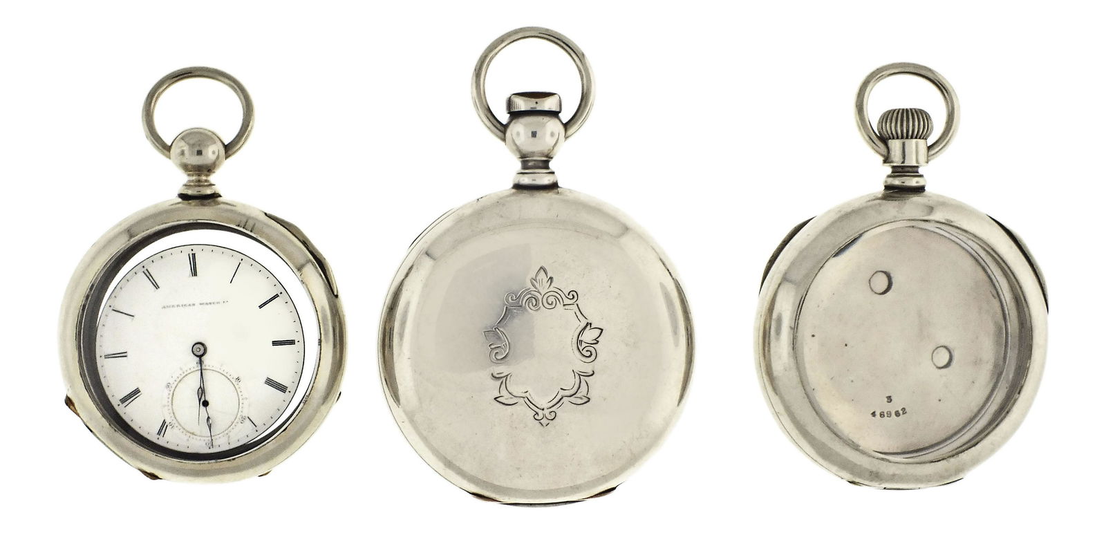 A small lot of watch chains, cases, and miscellaneous related items (1 of 9)