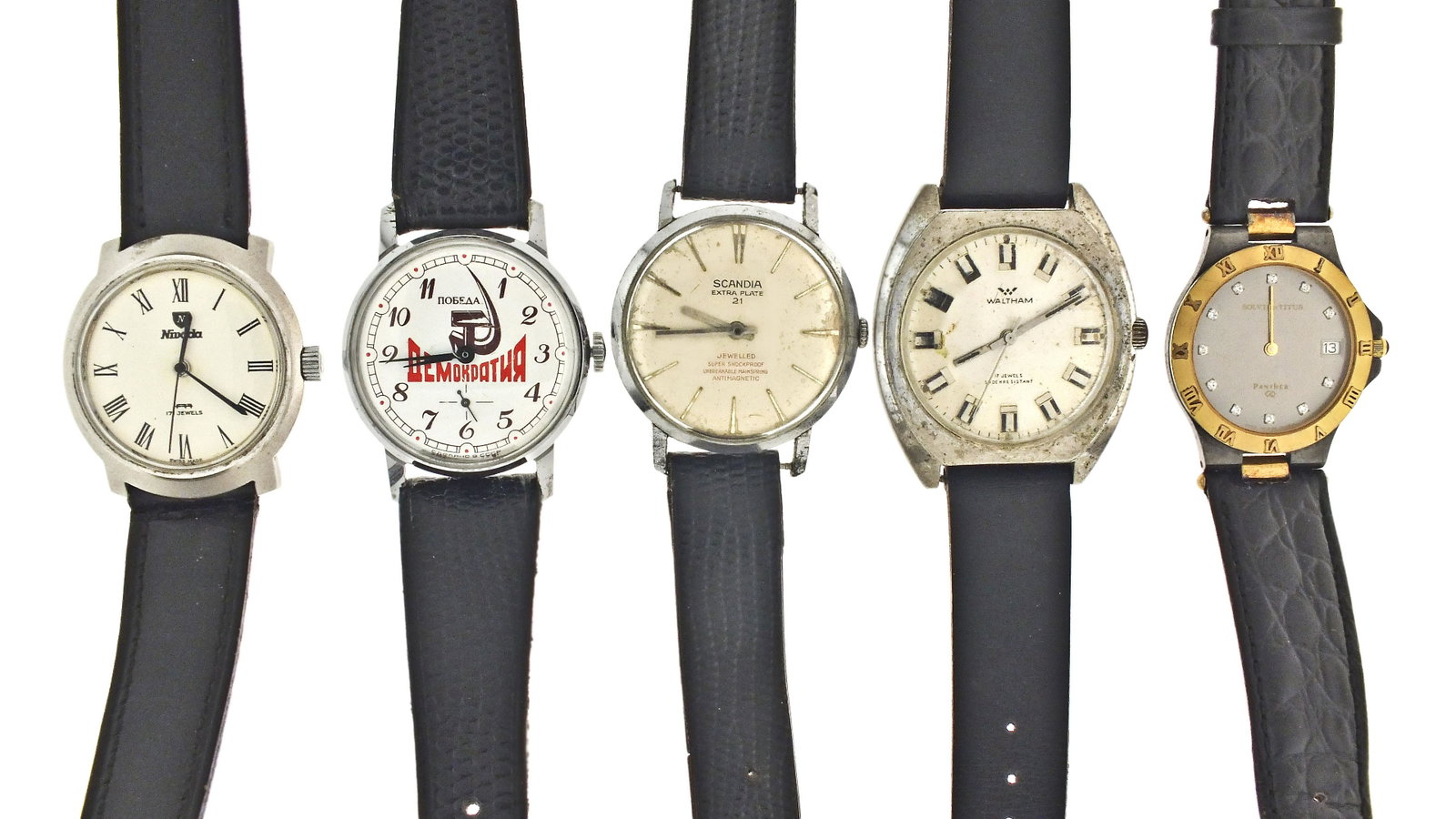 A lot of twenty wrist watches: 20 (Twenty) wrist watches, men's and women's models, makers including Elgin, Nivada, Citizen, Ricoh, Consul, Waltham, Bulova, Benrus, and others, quartz and mechanical movements, some with decorative 