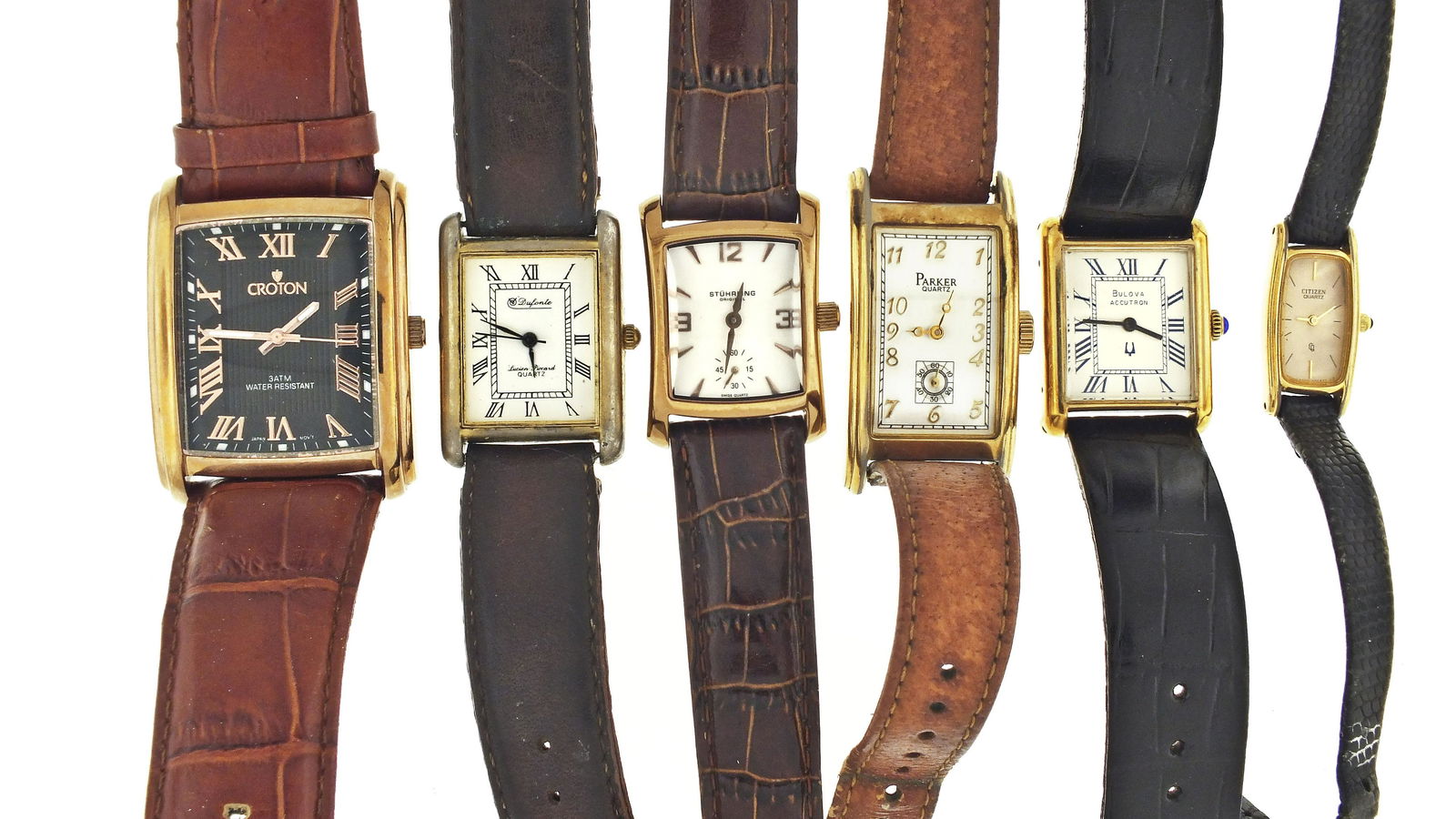 A lot of 17 quartz wrist watches including a Citizen Navihawk AT (1 of 3)