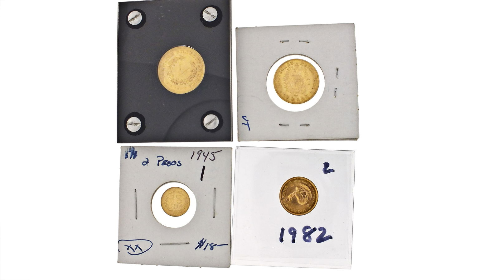 Three Gold And One Gold Plated Coins (1 of 11)