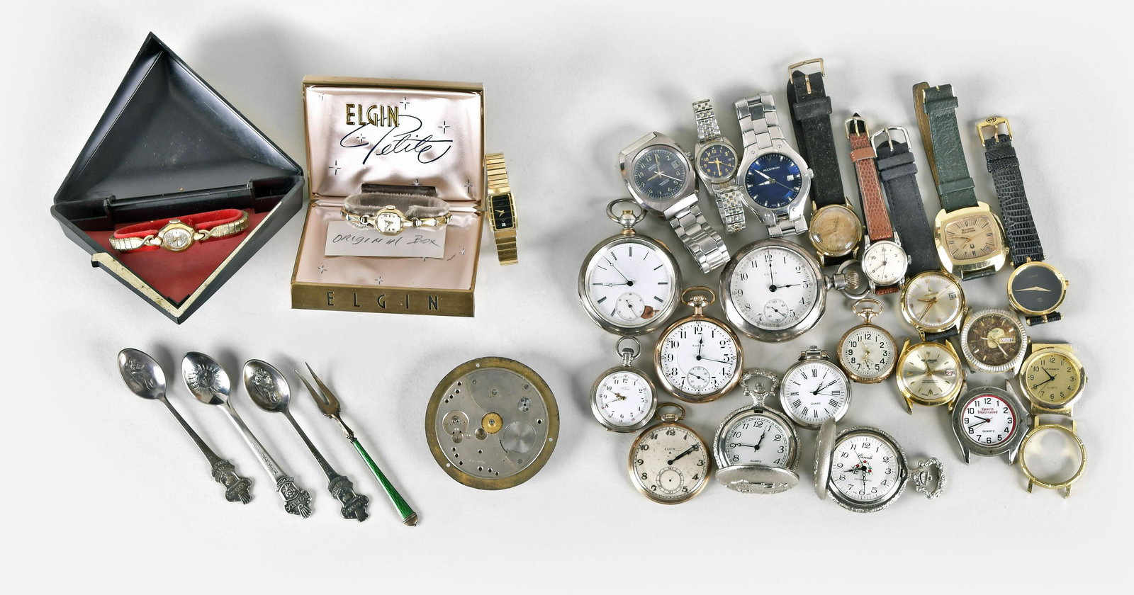 A lot of wrist and pocket watches including Bulova Accutron (1 of 4)