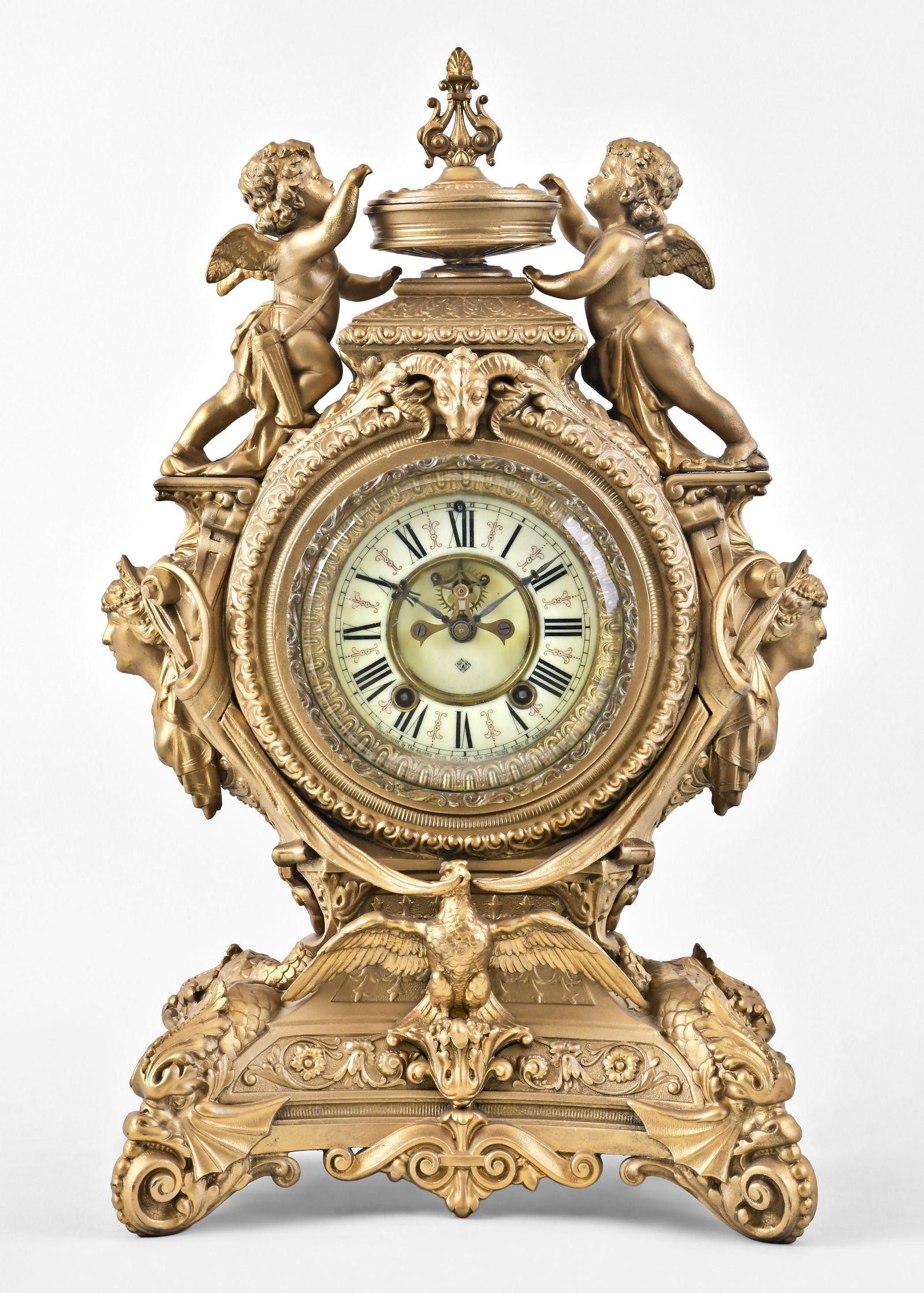 Ansonia Clock Co. Lydia mantel clock (1 of 9)