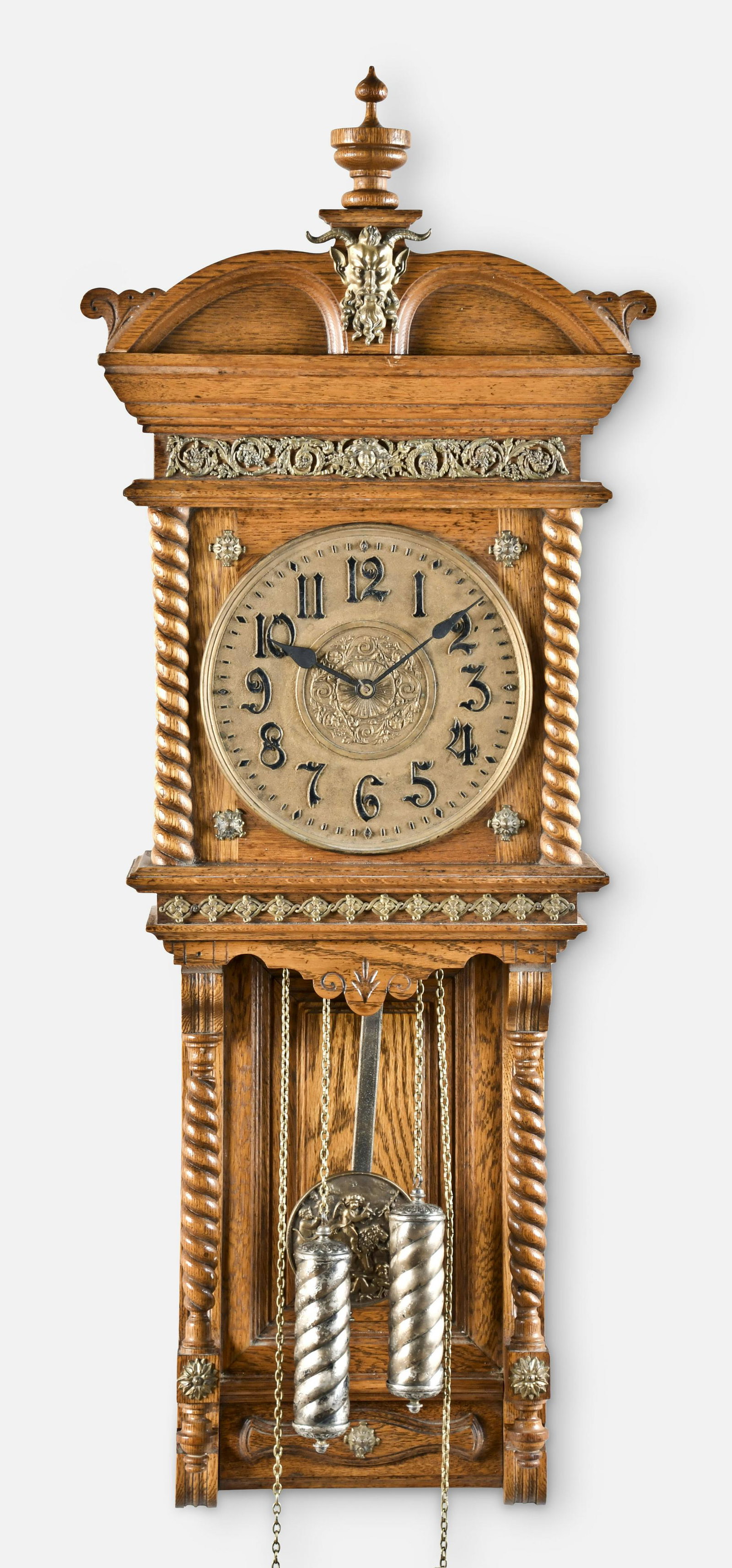 Ansonia Clock Co. Niobe Hanging Clock (1 of 7)