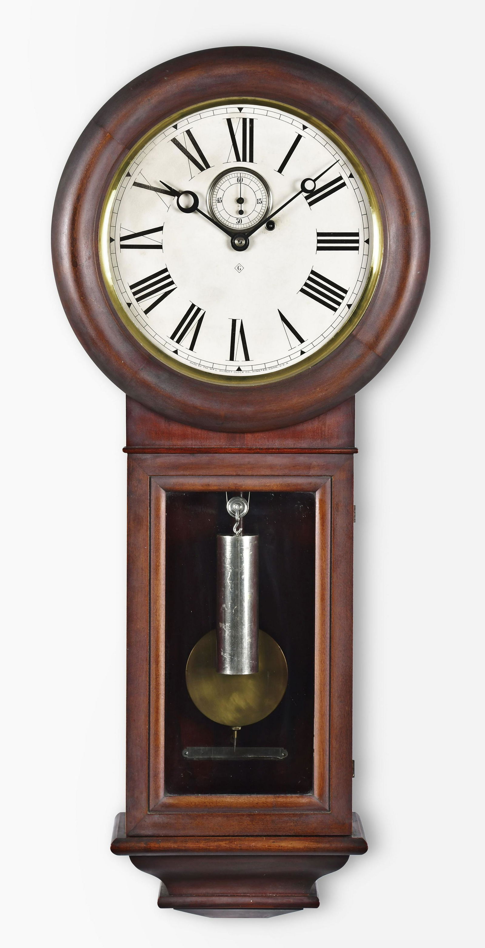 Gilbert Regulator No. 66 Hanging clock (1 of 7)