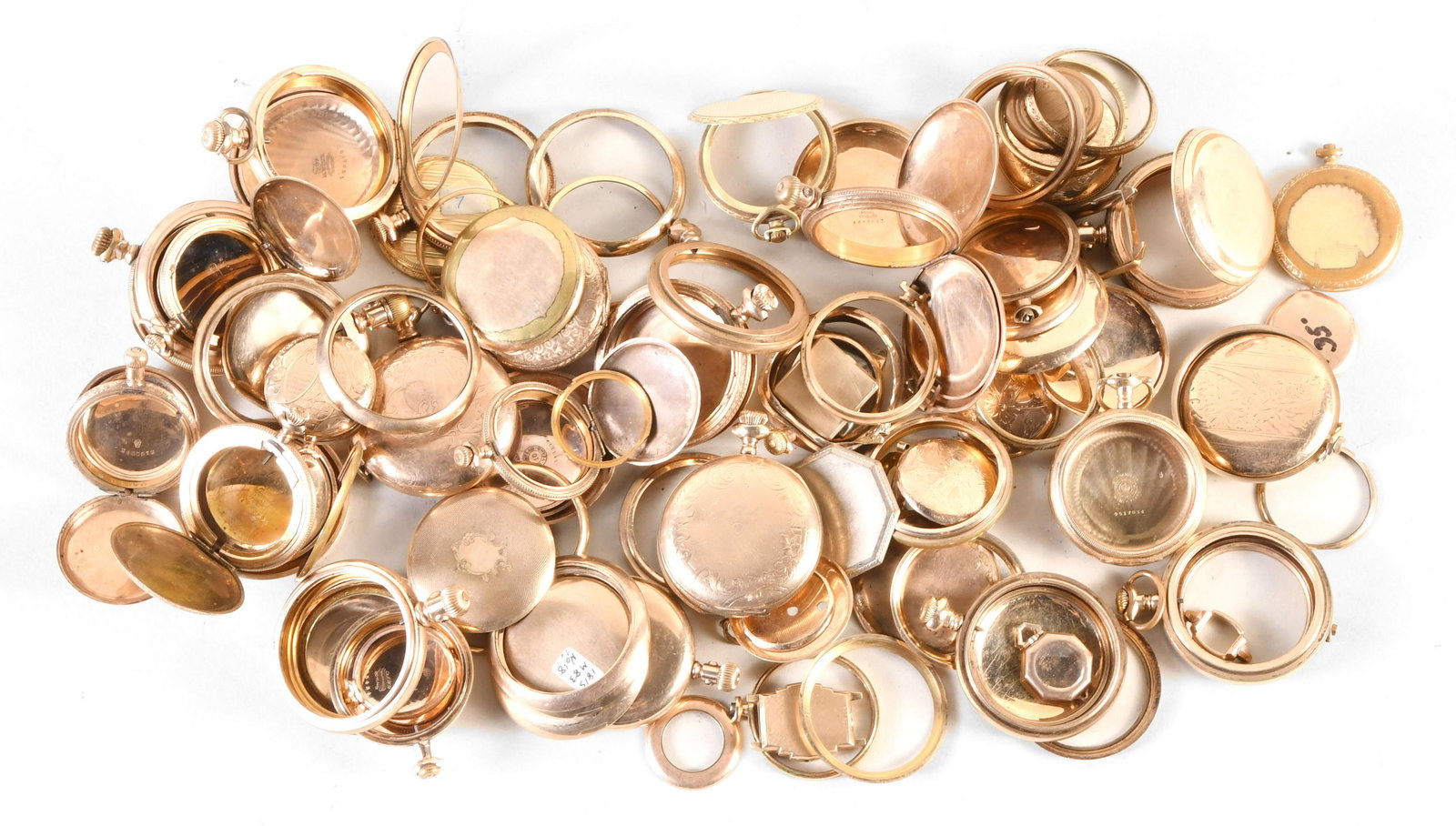 Gold filled pocket watch cases (1 of 1)