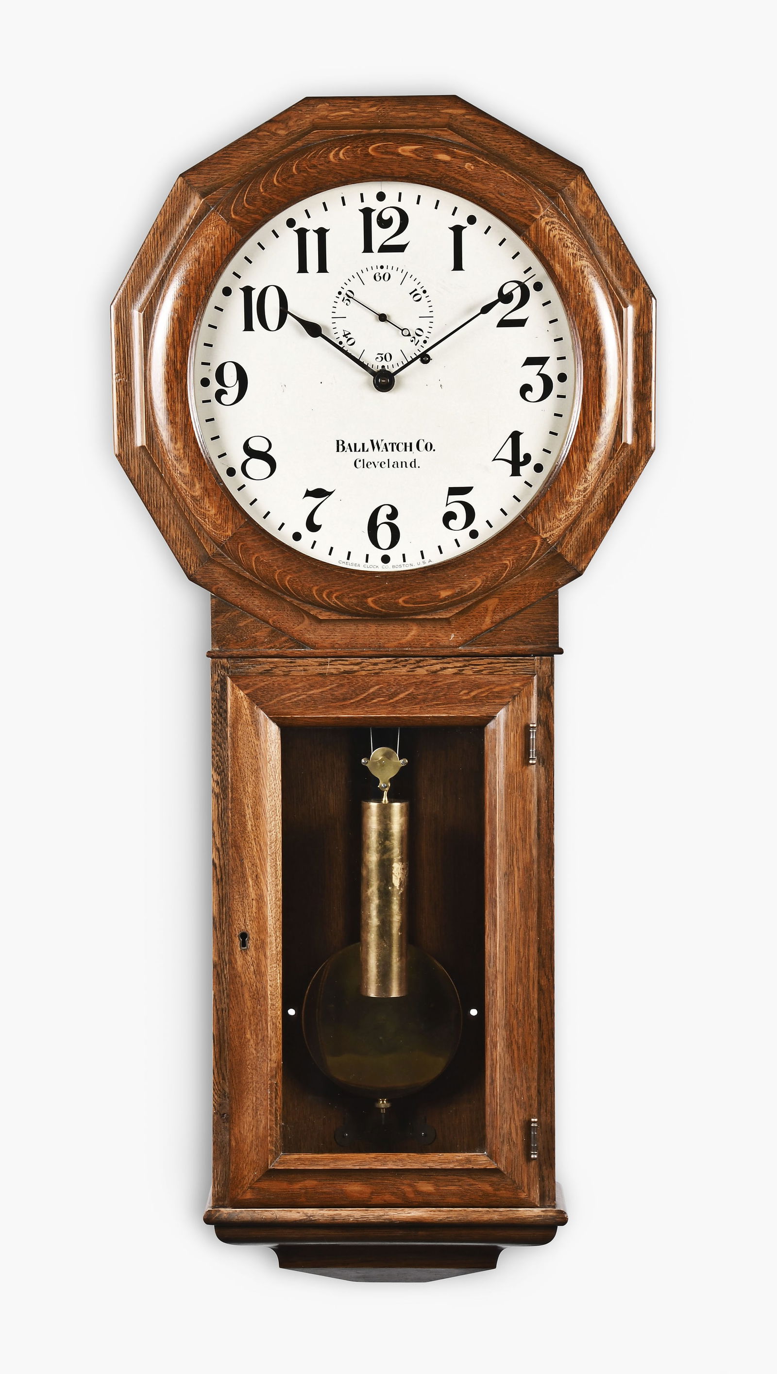 Chelsea Clock Co. for Webb C. Ball hanging clock (1 of 7)