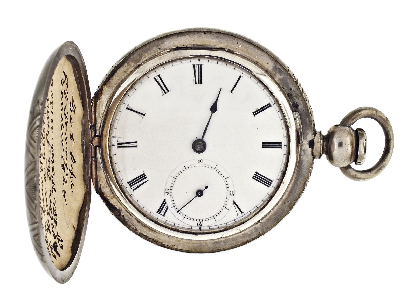 An 18 Size Civil War Era Waltham Wm. Ellery Pocket Watch Auction