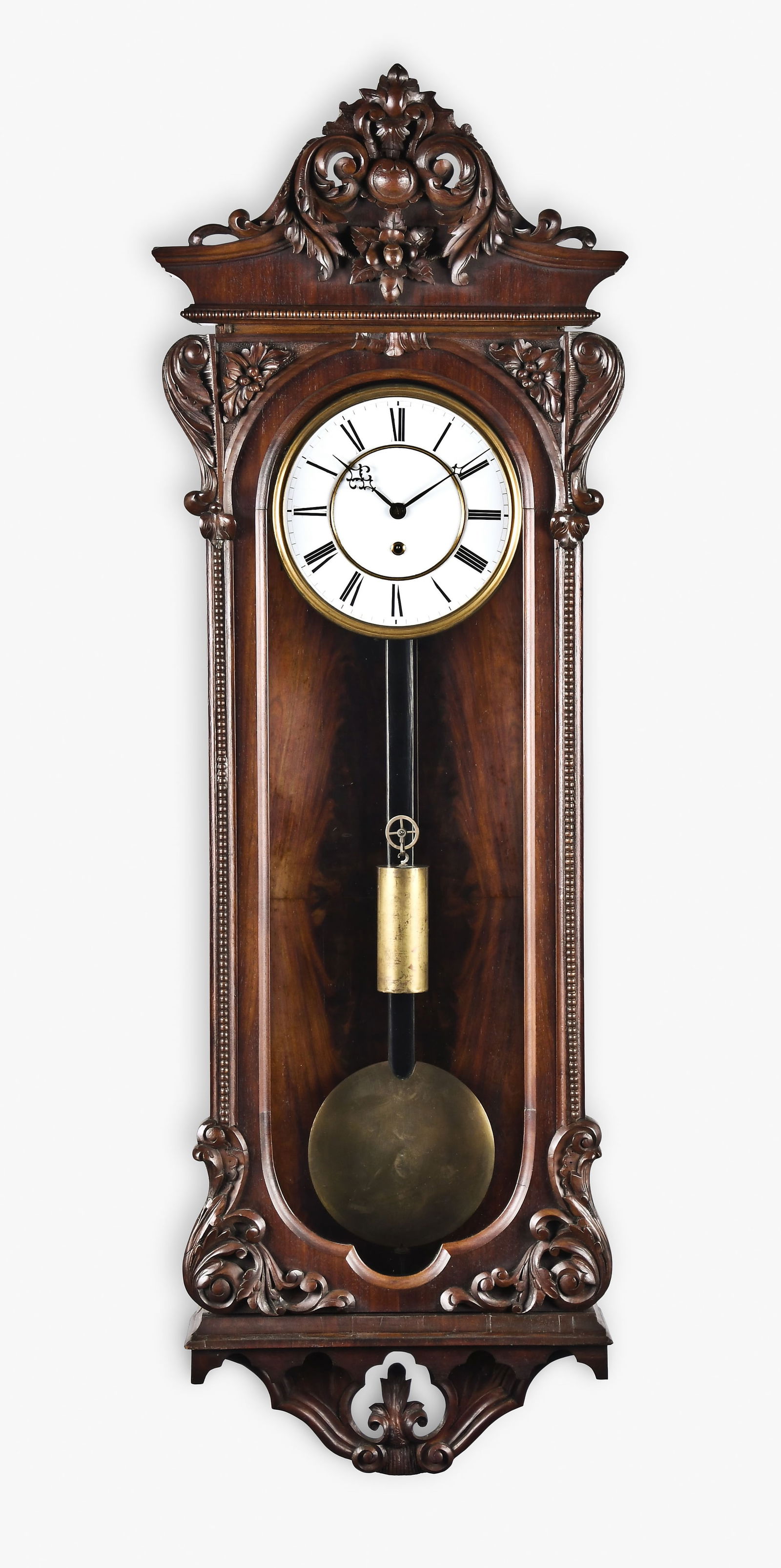 A German baroque style Vienna regulator clock (1 of 13)