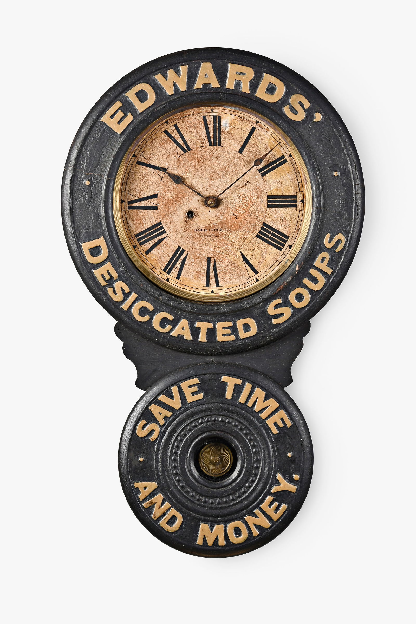 Baird Clock Co. advertising wall clock (1 of 8)