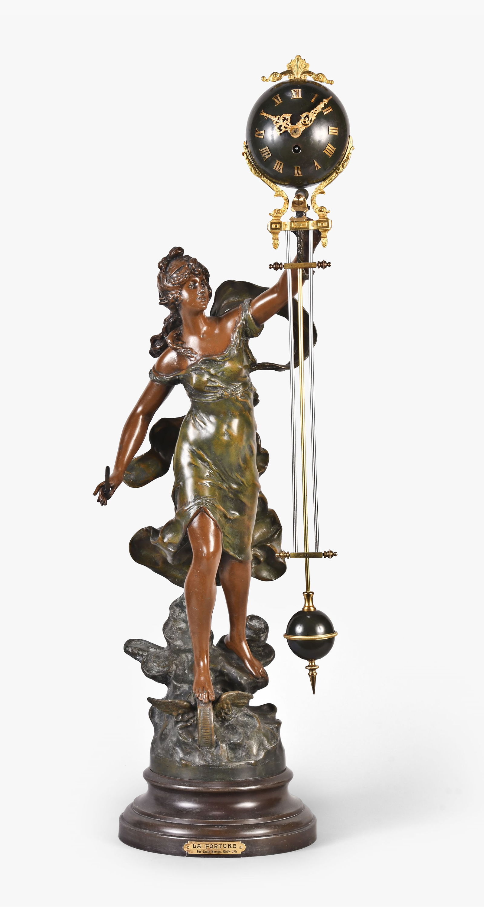 A large early 20th century French figural swinger (1 of 8)