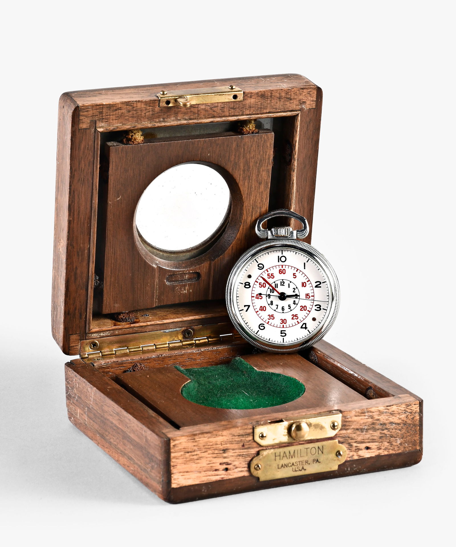 A Hamilton 3992B pocket watch for the British navy now with work study dial (1 of 6)