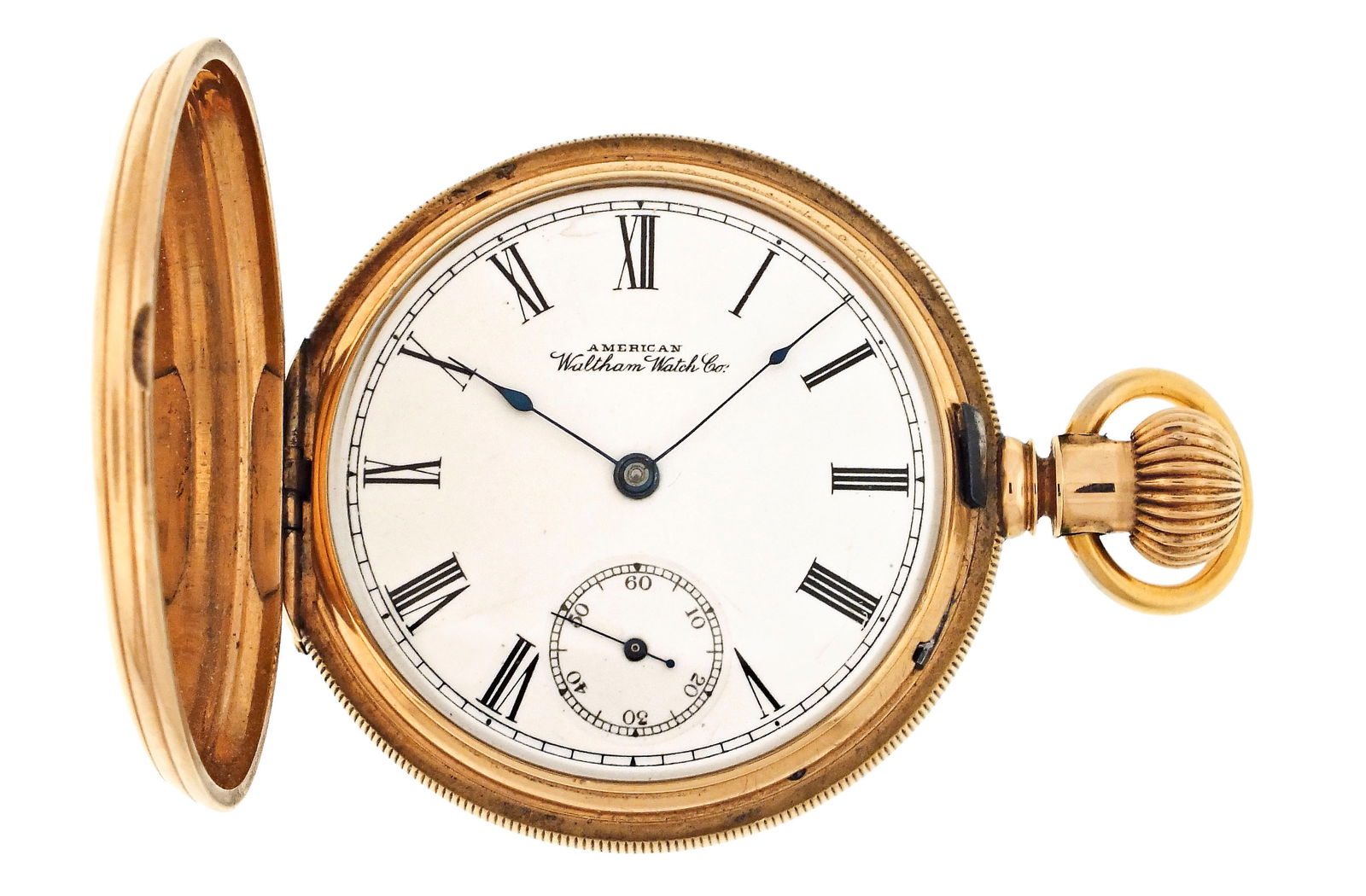 A late 19th century Waltham model 1874 pocket watch with gold hunting case (1 of 9)