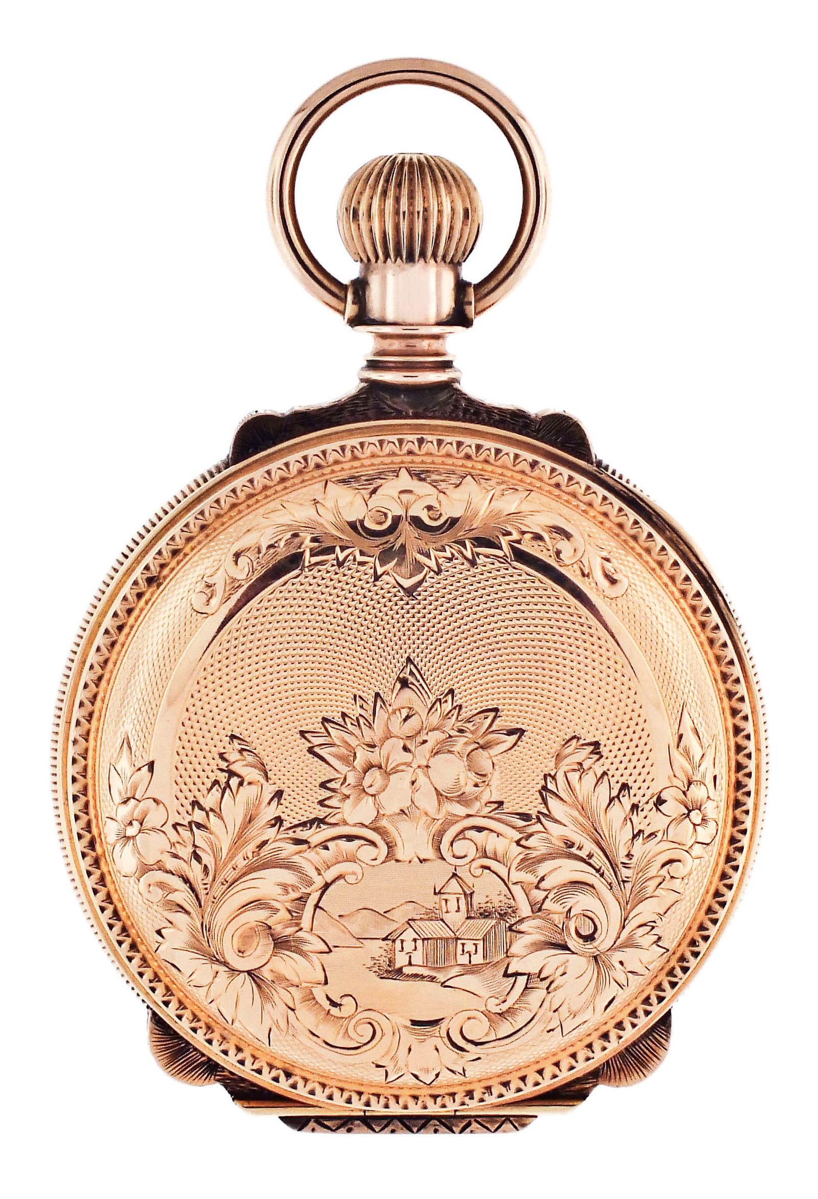 A good early 20th century Illinois Stewart Special with gold faux box hinge hunting case (1 of 9)