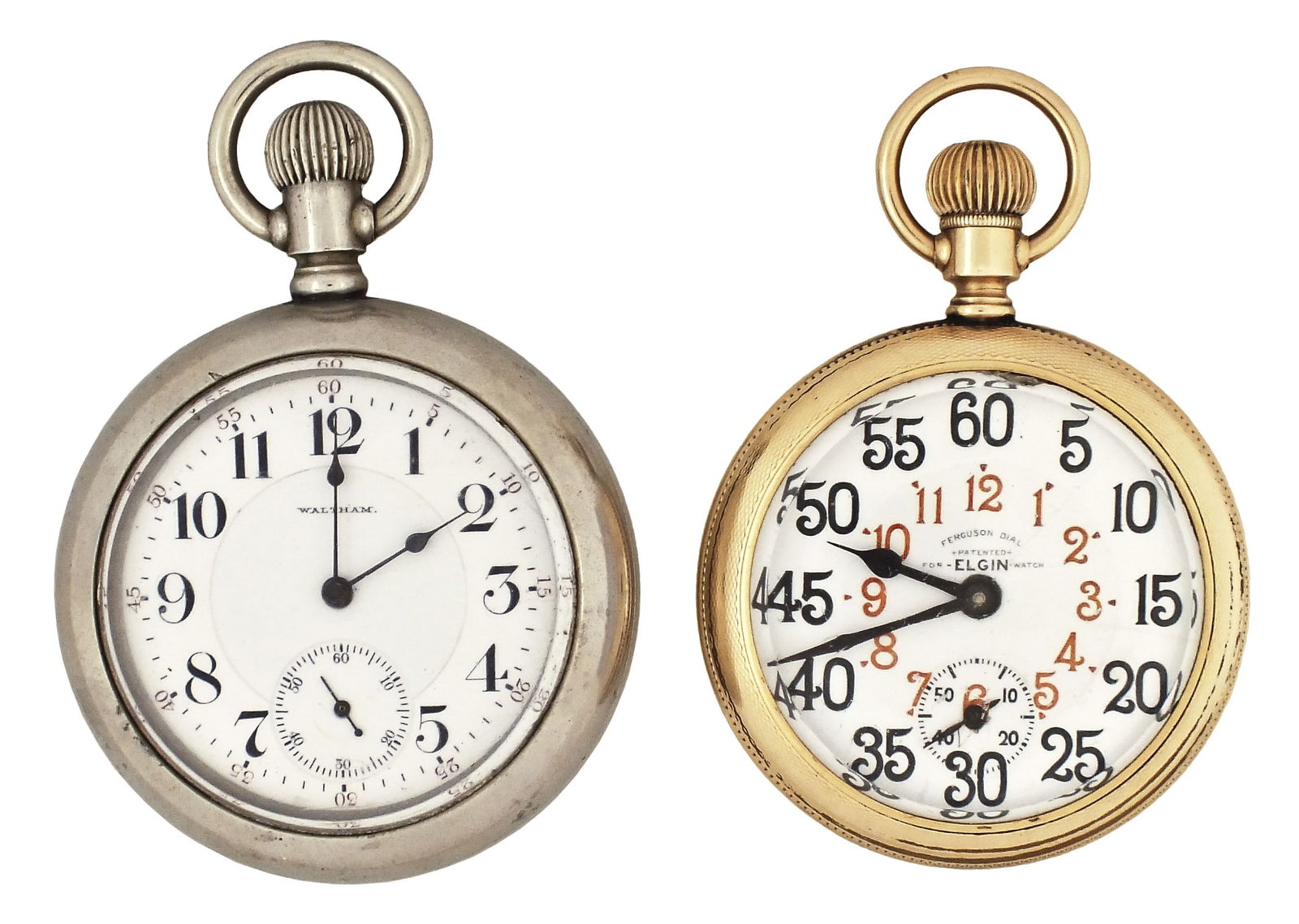 A lot of two American pocket watches (1 of 3)