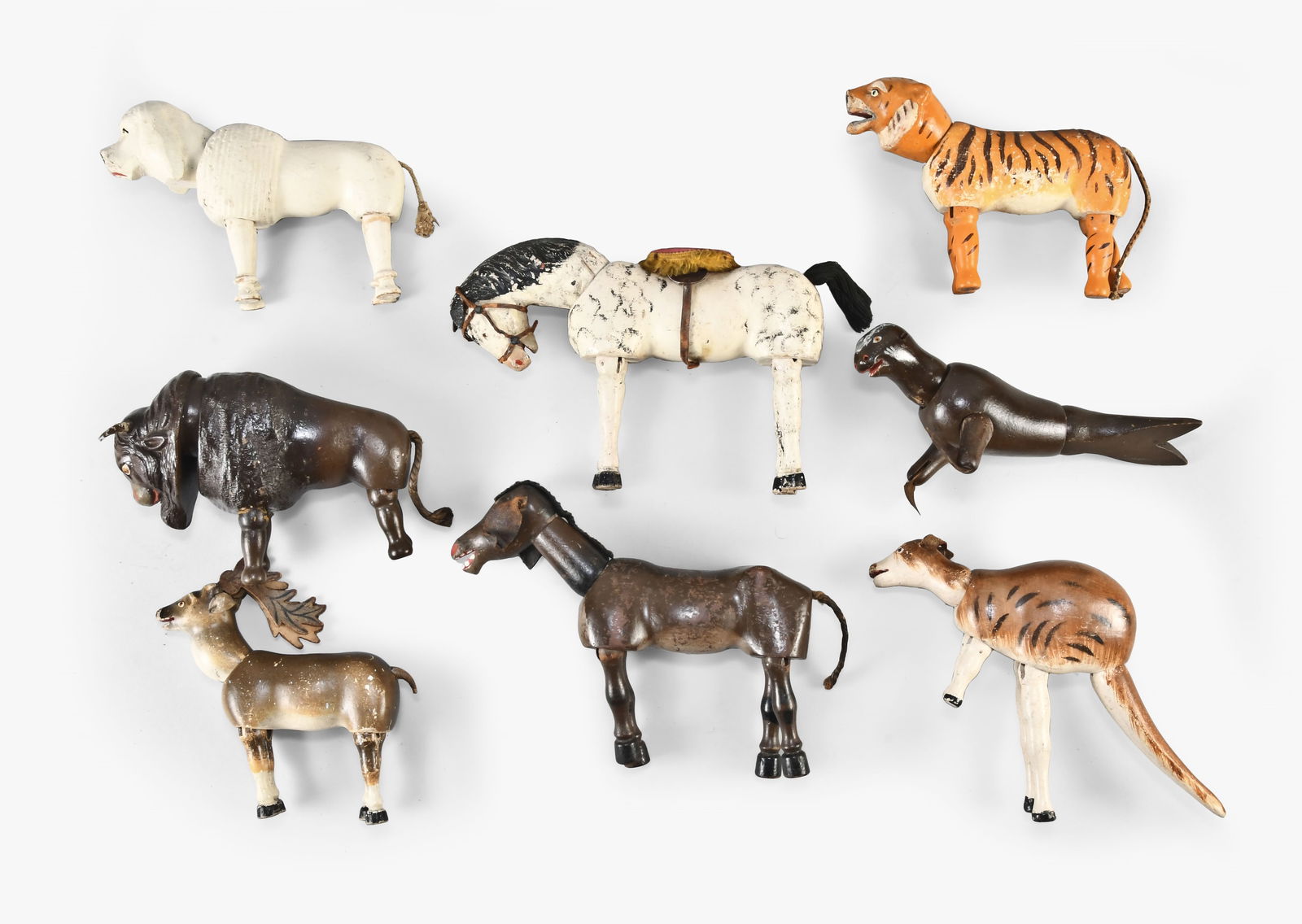 A lot of Schoenhut Company, Humpty Dumpty Circus figures and accessories (1 of 5)