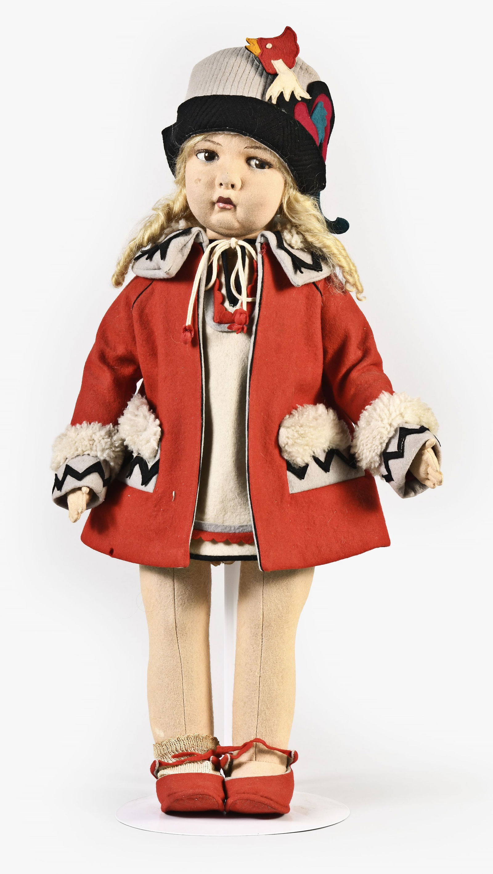 A Lenci series 109 model 54 felt doll with original clothing (1 of 5)