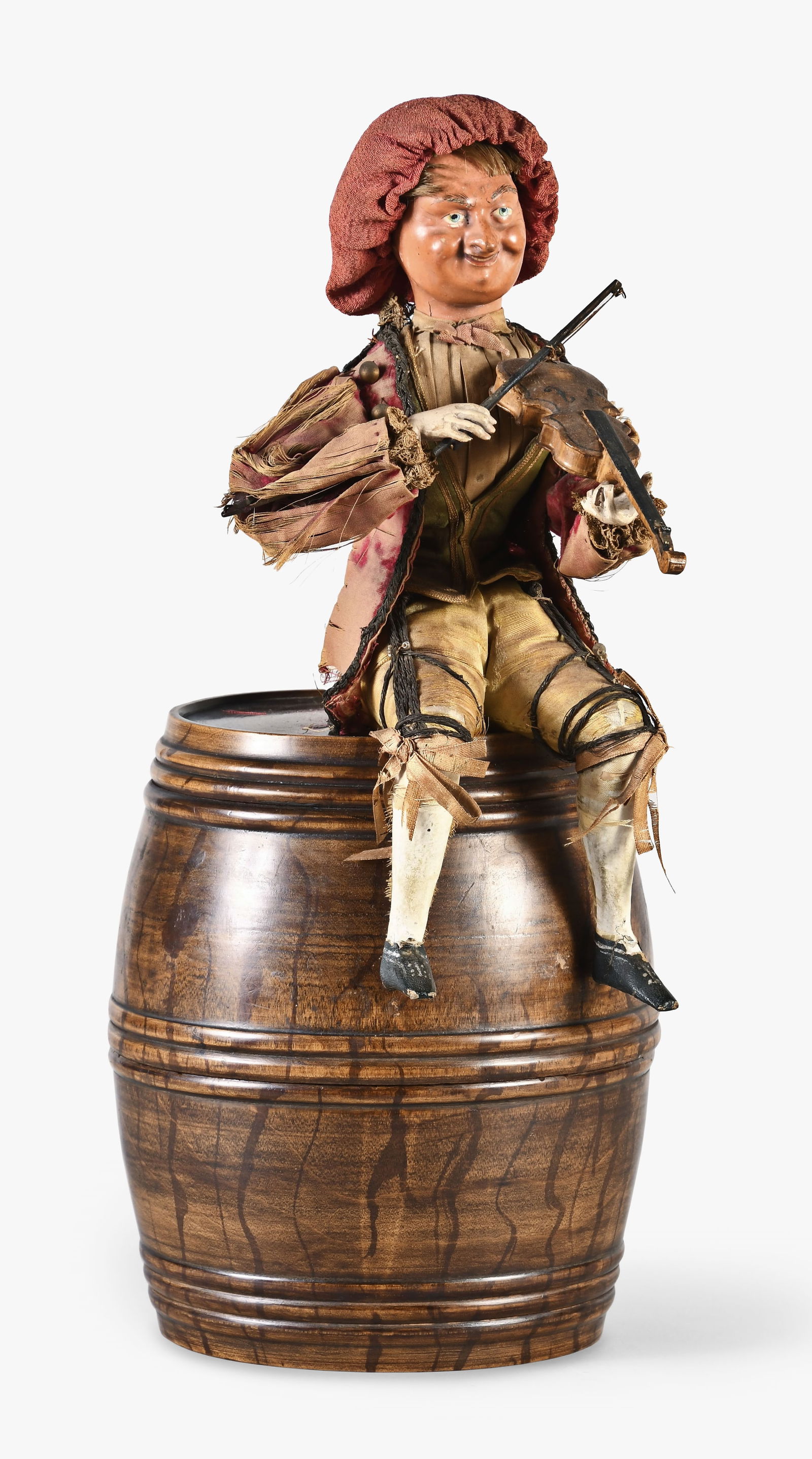 A late 19th century fiddler on a barrel automaton (1 of 6)
