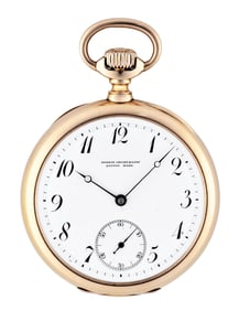 A late 19th century Patek Philippe pocket watch for Shreve, Crump & Low Co.
