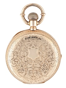 An attractive 19th century Swiss gold pocket watch signed P.H. Doret
