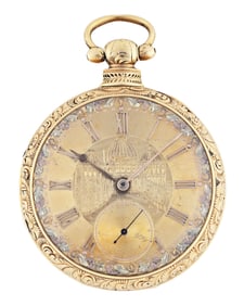 An English lever fusee pocket watch for the American market signed S.I. Tobias & Co