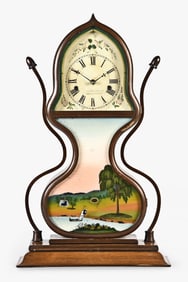 A Forestville Mfg. Co. Acorn shelf clock