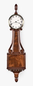 Foster S. Campos mahogany banjo clock