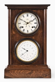 L.F. & W.W. Carter calendar clock