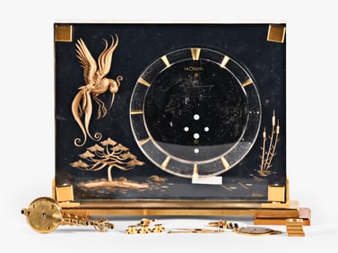 A LeCoultre Marina desk clock for restoration