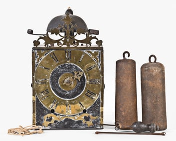 French Comtoise hanging clock
