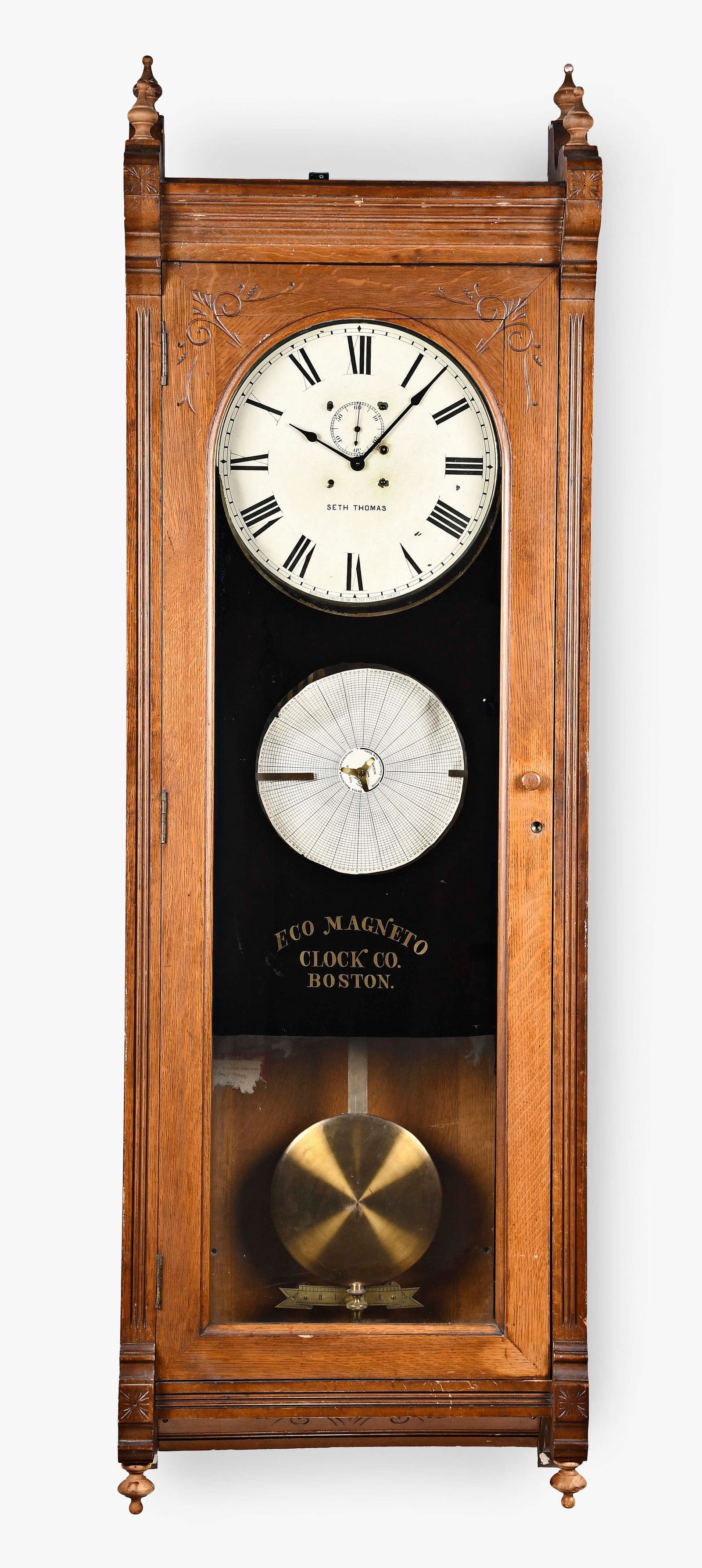 Eco Magneto Clock Co. hanging master clock (1 of 7)