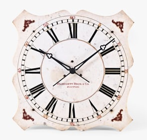 Blodgett & Co. marble gallery slave clock