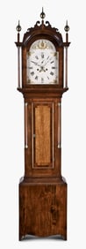 An early 19th century New England tall clock