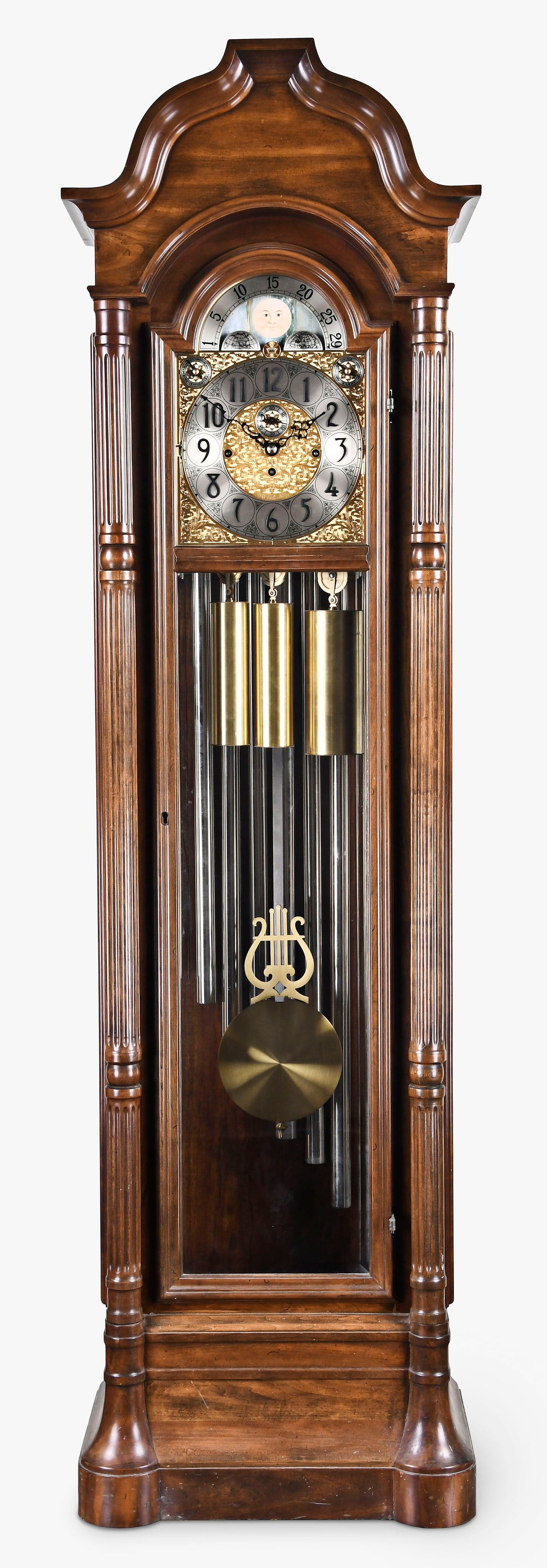 A Herschede Clock Co. William Penn / Model 106 chiming hall clock (1 of 9)
