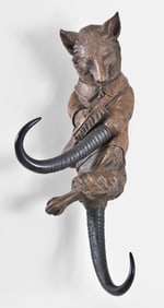 A good fox form Black Forest musical whip or crop hook