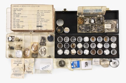 A good lot of material for Hamilton 992, model 23, and 950 pocket watches