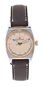 A second quarter 20th century Rolex ref. 3359 stainless steel Viceroy wrist watch