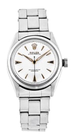 A mid 20th century stainless steel Rolex ref. 6084 wrist watch