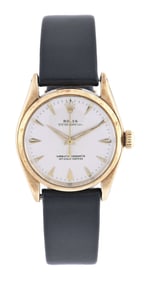 A mid 20th century gold Rolex ref. 6548 wrist watch