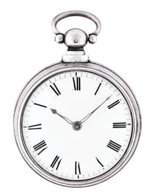 An early 19th century English pair case verge fusee pocket watch for J. Hegeman & Co. Troy N.Y.