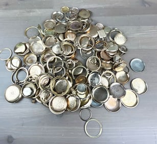 A lot of gold filled pocket watch cases