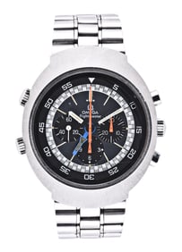 A late 20th century Omega ref. 145.013 Flightmaster wrist chronograph